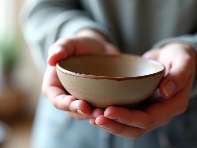 陶芸体験で作られた湯呑